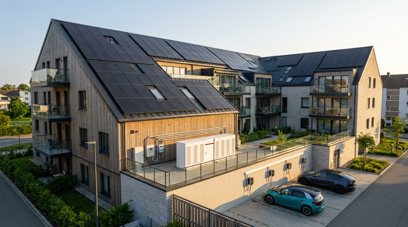 Solarstrom für Wohnungseigentümergemeinschaften: Modelle, Chancen und Wege aus der Komplexität